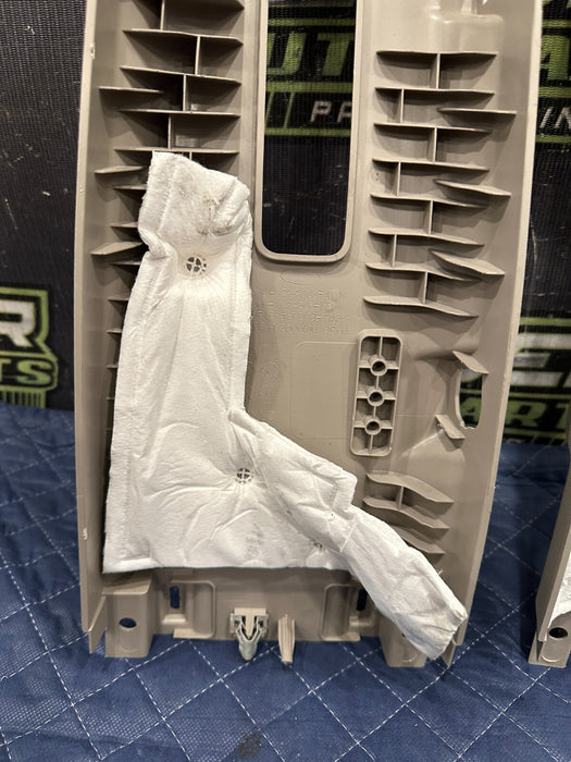 2017 2019 FORD F250 F350 F450 LIMITED LEFT RIGHT UPPER B PILLAR OEM ~SCRATCHES~