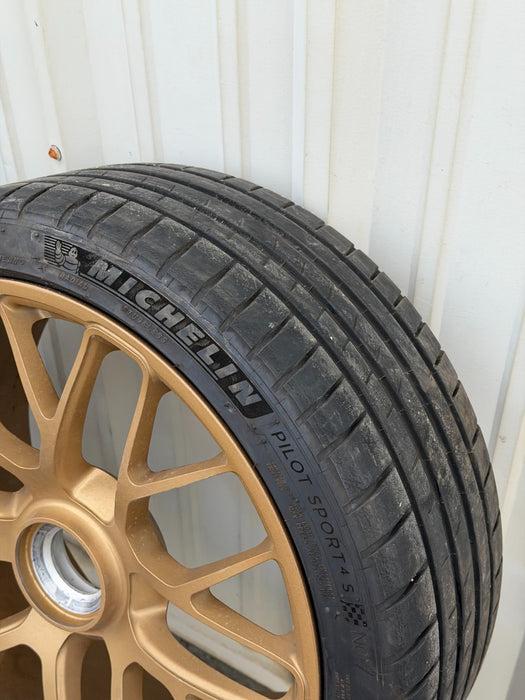 2014 PORSCHE 911 991.1 TURBO S OEM WHEELS FRONT REAR 11.5X20 9X20 99136216234