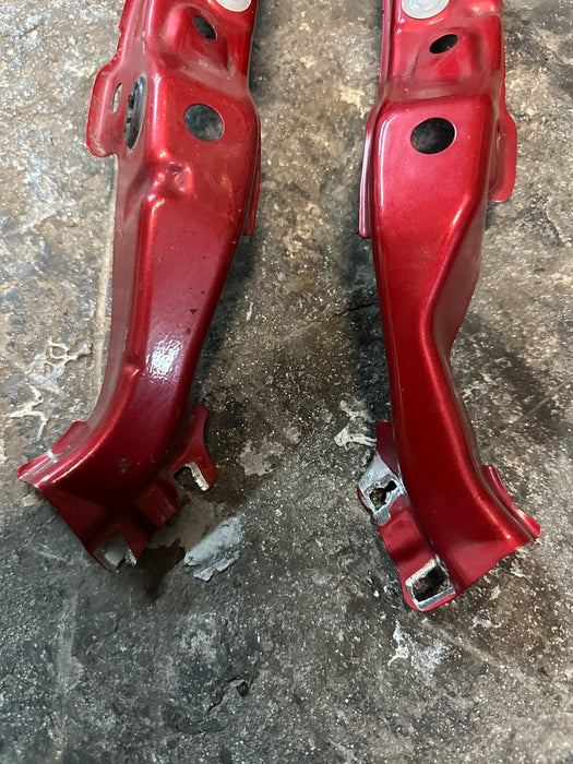 2014 TOYOTA PRIUS LEFT RIGHT RADIATOR SIDE SUPPORT BRACKETS OEM 53204-12060