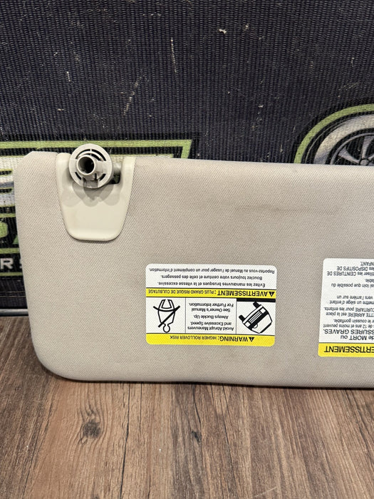 2017 NISSAN TITAN XD RESERVE FRONT LEFT RIGHT SUN VISORS OEM