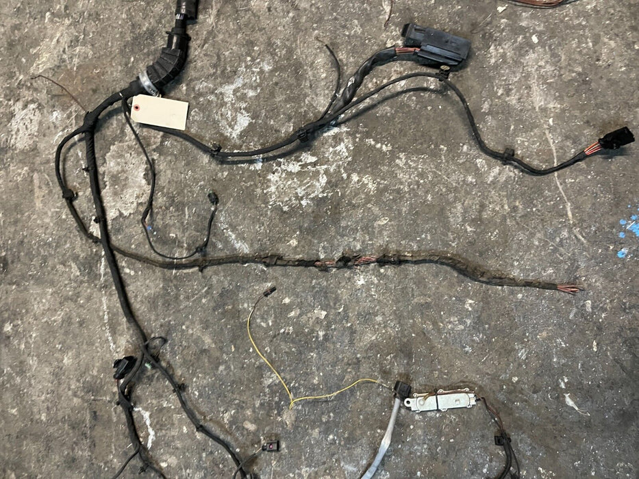 2021 AUDI R8 COUPE REAR LEFT DRIVER LH ENGINE BAY HARNESS ~CUT!!!~