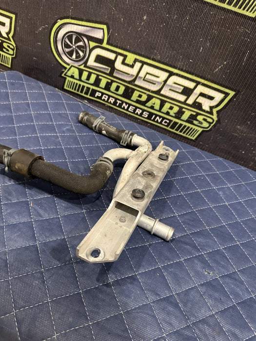 2017 2018 AUDI R8 COOLANT HOSE PIPE LINE W/ SUPPORT MOUNT BRACKET OEM 4S0813239