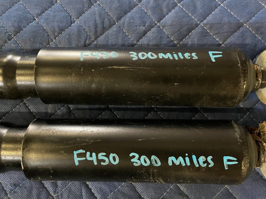 2021 FORD F450 DIESEL SUPERDUTY FRONT STRUT SHOCKS SET OEM 300 MILES
