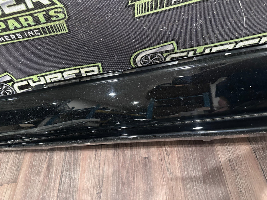 2015 JAGUAR F TYPE DRIVER LEFT SIDE SKIRT MOULDING BLACK OEM