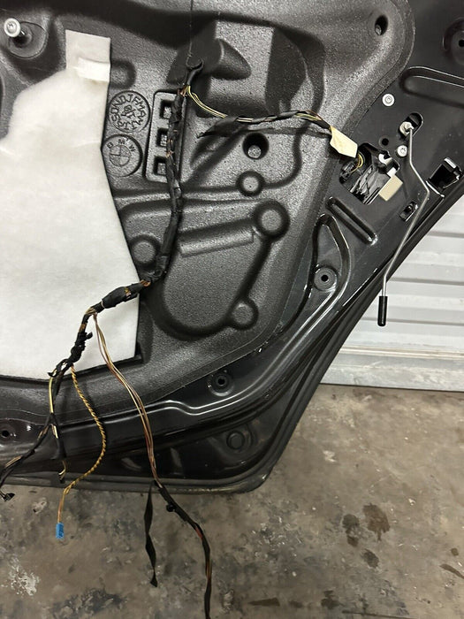 2011 BMW 550i F10 5 SERIES REAR RIGHT DOOR GRAPHITE METALLIC (A90)~MINOR SCUFFS~