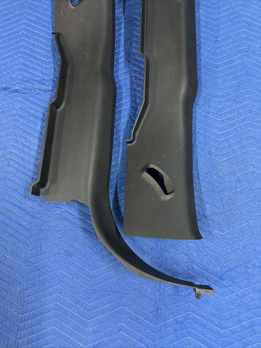 2019 FORD F250 PLATINUM REAR LEFT RIGHT PAIR C-PILLAR TRIM PANEL OEM ~SCRATCHES~