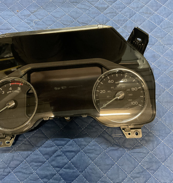 2019 FORD F350 PLATINUM DIESEL 8" GAUGE CLUSTER SPEEDOMETER KC3T-10849-PB OEM