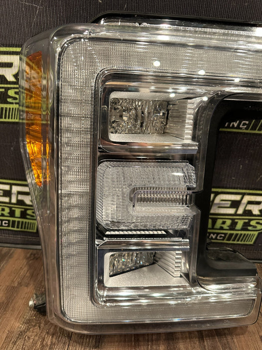 2017 2019 FORD F250 F350 F450 RIGHT PASSENGER HEADLIGHT T LED OEM W/ MODULE