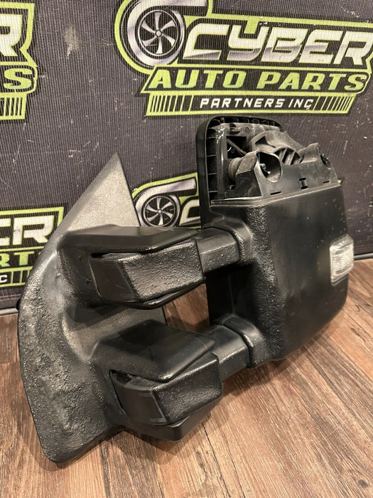 2017-19 FORD F250 F350 F450 LEFT TOW MIRROR W CAMERA OEM *BURN DAMAGE/SCUFFS*