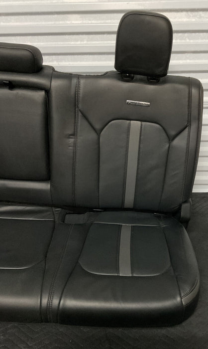 2017-2022 FORD F250 F350 F450 PLATINUM REAR SEATS OEM BLACK