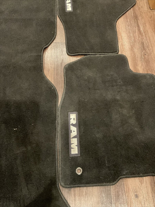 2017 DODGE RAM 2500 3500 INTERIOR FRONT REAR CARPET MATS OEM 1EH68/1PL44/1QW30