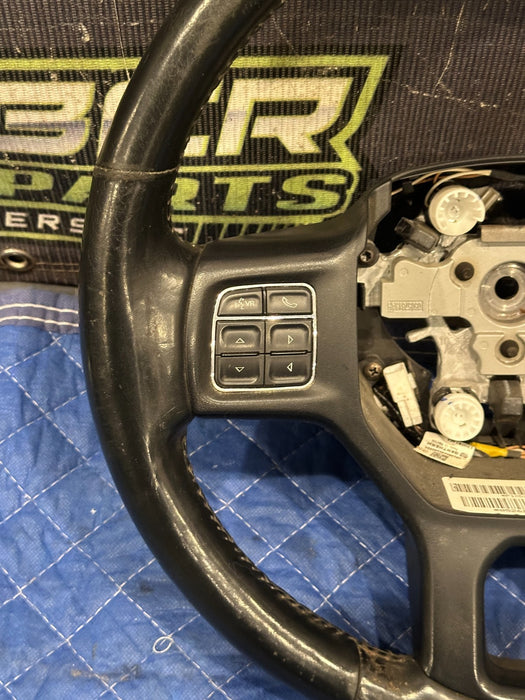 2015 DODGE RAM 2500 STEERING WHEEL HEATED OEM *WEAR 1,3,4,5*
