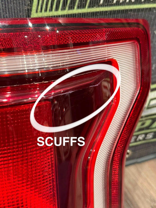 2019 FORD F150 RAPTOR PASSENGER RIGHT LED TAIL LIGHT OEM *MINOR SCUFFS 7-8*