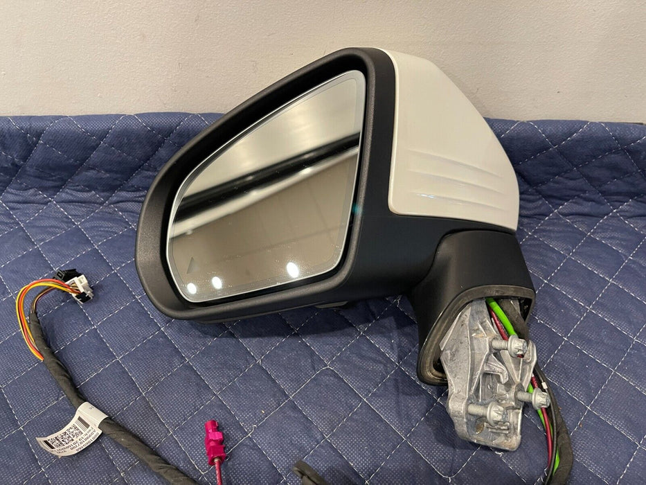 2017 MERCEDES-BENZ C63 AMG C205 COUPE DRIVER DOOR MIRROR W/ CAMERA OEM WHITE