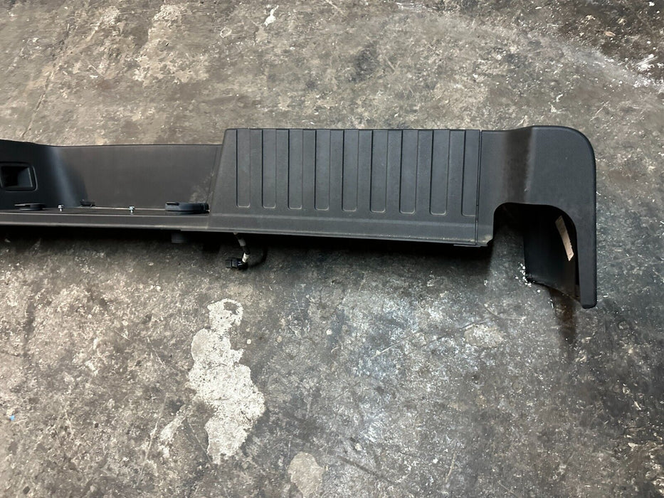 2017 FORD F250 AGATE BLACK REAR BUMPER W/ SENSOR HARNESS OEM ~COSMETIC FLAW~