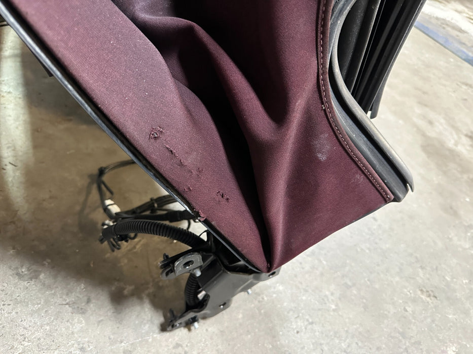 2009-2020 NISSAN 370Z CONVERTIBLE ROADSTER RED SOFT TOP ASSEMBLY OEM 47K MILES