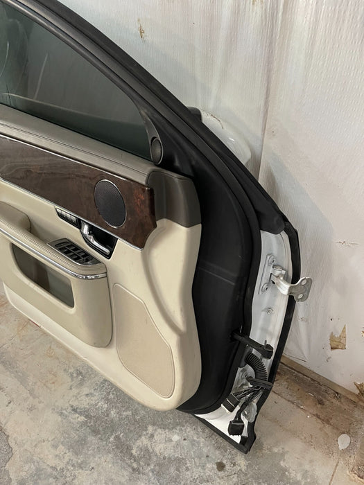 2011 JAGUAR XJ FRONT LEFT DOOR DRIVER WHITE