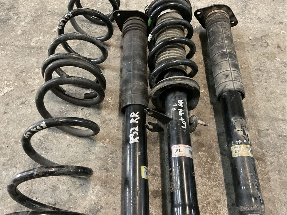 2017 NISSAN 370Z NISMO STRUT SHOCK SPRING KIT FRONT REAR ABSORBER 17K MILES OEM