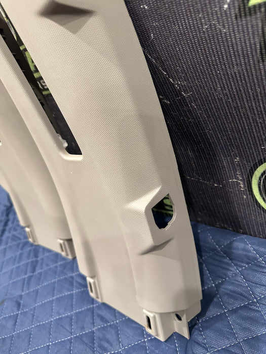 2017 2019 FORD F250 F350 F450 LIMITED LEFT RIGHT UPPER B PILLAR OEM ~SCRATCHES~