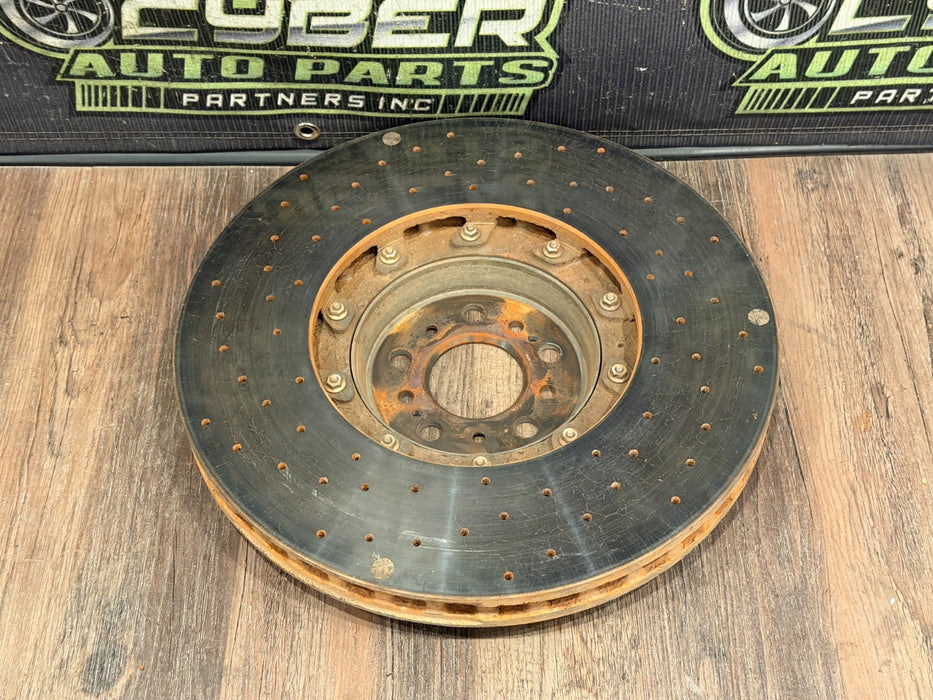 2021 BMW M8 M5 CARBON CERAMIC BREMBO ROTOR FRONT RIGHT OEM 5K MILE *CHIPS/SCRAPE