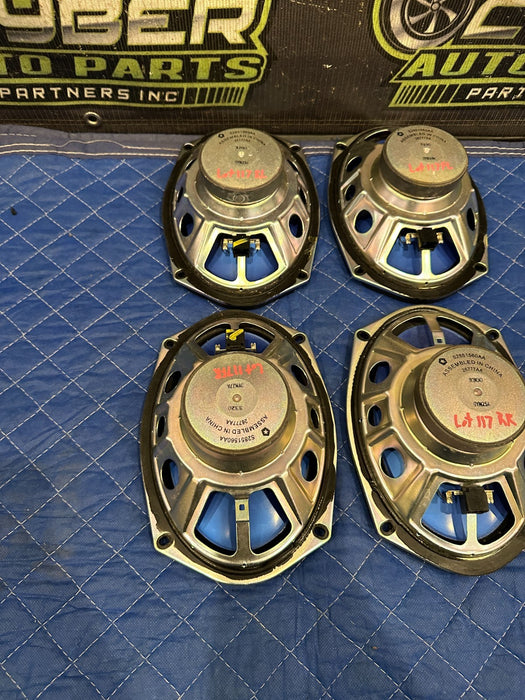 2021 RAM 2500 LARAMIE FRONT REAR DOOR SPEAKER SET OEM