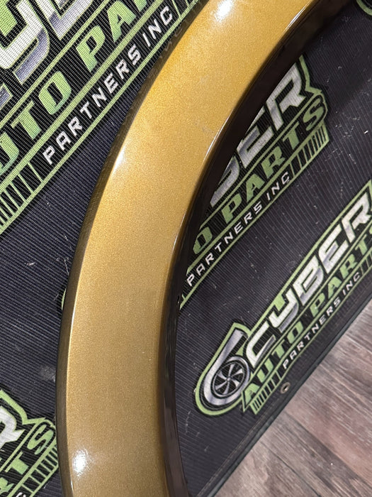 2017-2022 FORD F250 F350 REAR LEFT RIGHT FENDER FLARES GOLD OEM *FLAWS/READ*