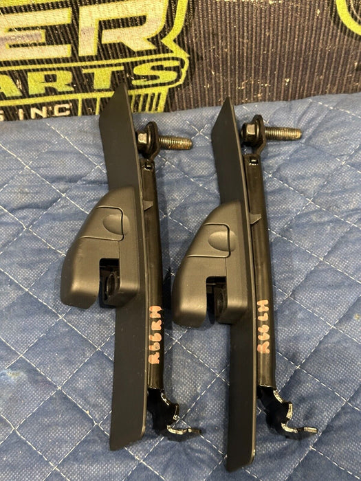 2020 FORD F250 F350 F450 PLATINUM B PILLAR SEATBELT ADJUSTER BRACKETS PAIR OEM