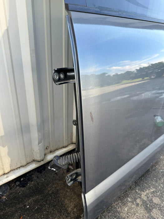2016 Nissan Titan XD Crew Cab REAR LEFT DOOR SHELL GUN METALLIC (KAD) OEM