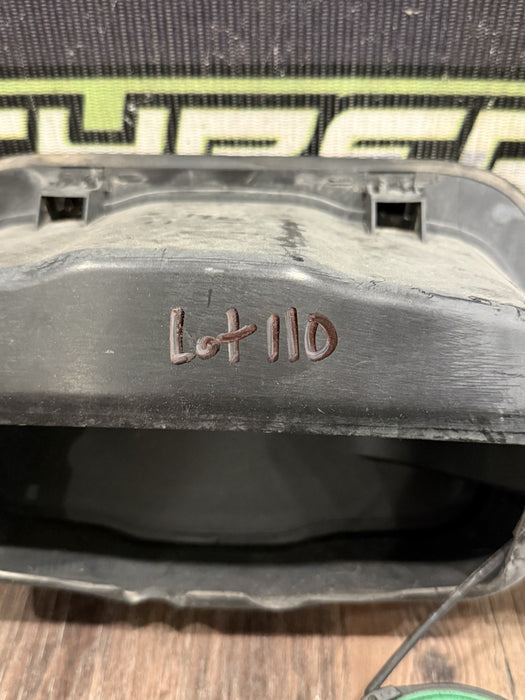 2020-2022 FORD F250 F350 6.7L DIESEL BLACK FUEL GAS DOOR LID CAP OEM *SCRATCH 2*