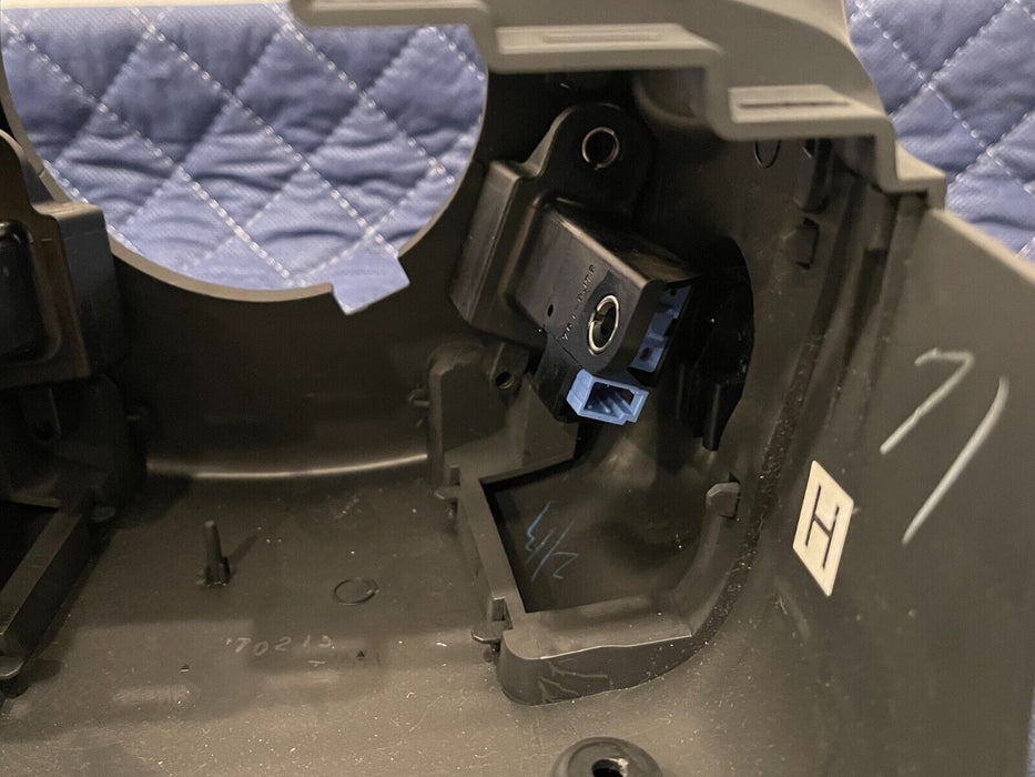 2017 INFINITI Q50 RED SPORT STEERING COLUMN TRIM W/ PADDLE SHIFTER OEM