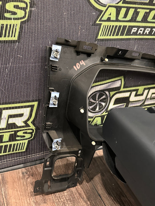 2023-24 FORD F350 STEERING COLUMN TRIM W CLUSTER SURROUND BEZEL OEM *SCUFFS #7*