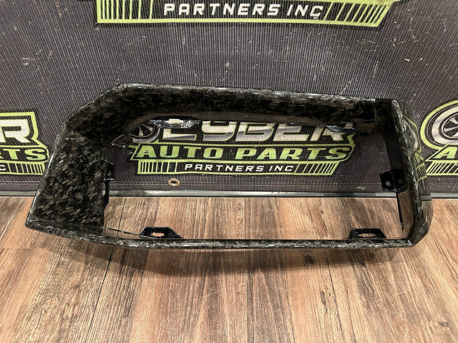 2012 LAMBORGHINI AVENTADOR FORGED CARBON FIBER OVERLAY (WRAP) TRIM SET OEM