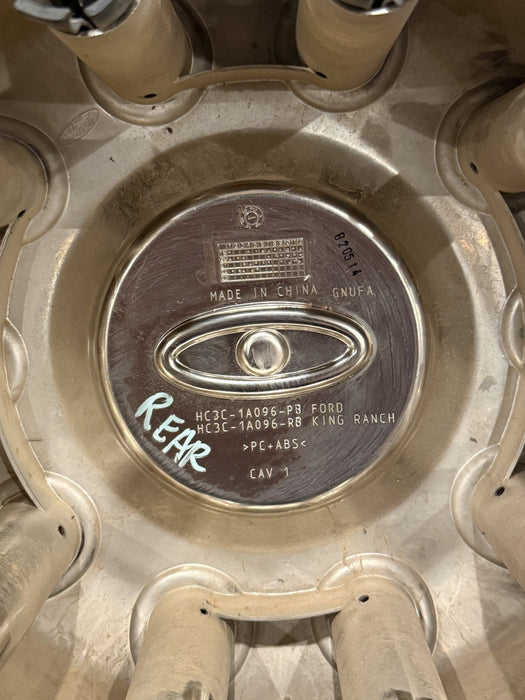 2017-2026 FORD F450 KING RANCH DUALLY REAR WHEEL HUB CAPS OEM