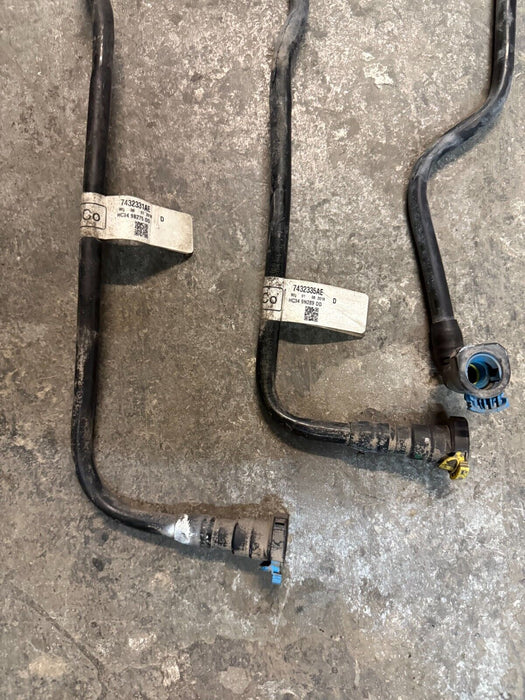 2018-2020 FORD F250 F350 SUPERDUTY 6.7L DIESEL FUEL LINE PIPES SET OEM HC34