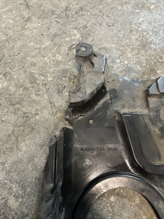 2017 MERCEDES-BENZ C63 AMG REAR ENGINE COMPARTMENT BOTTOM SHIELD A205 524 0530