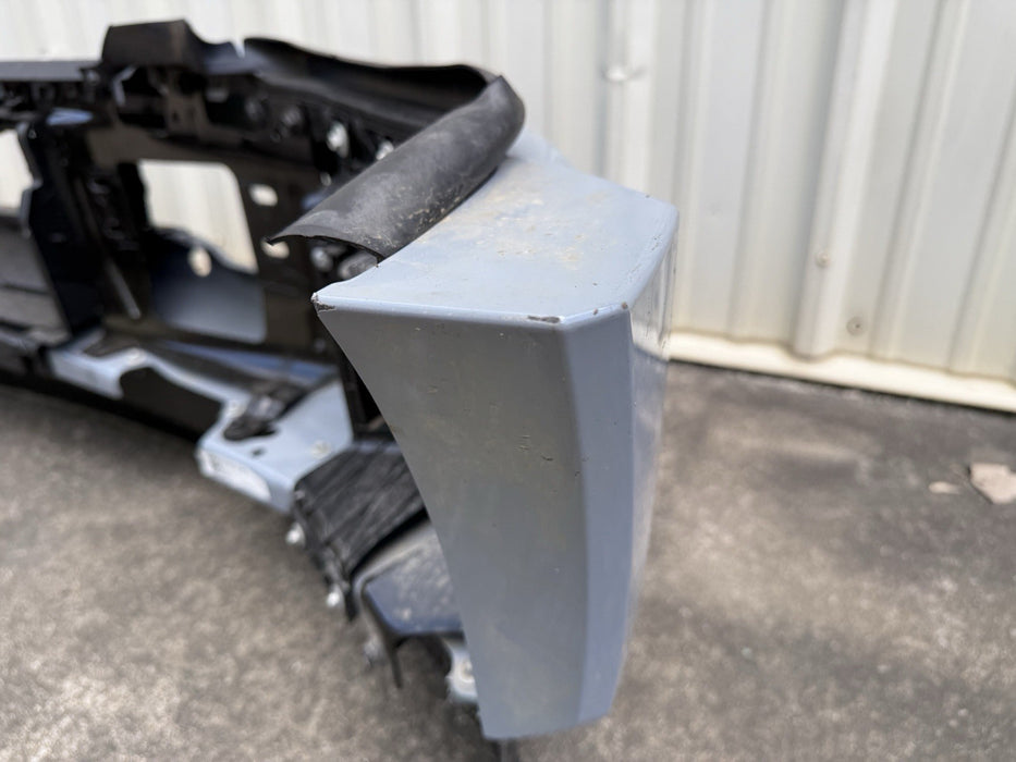 2023 2024 2025 FORD F450 PLATINUM FRONT BUMPER ASSEMBLY GLACIER GREY OEM