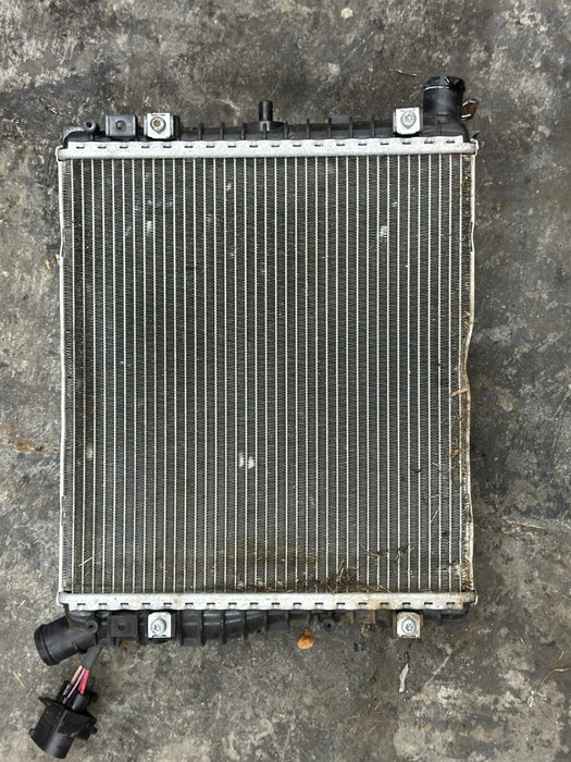 2014 AUDI R8 FRONT RIGHT PASSENGER RADIATOR 420 121 252 ASSEMBLY ~DAMAGE!!~