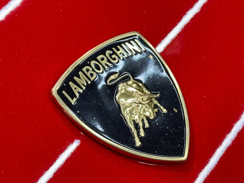 Lamborghini Aventador Huracan Urus Hood Emblem Genuine OEM Badge *WEAR*