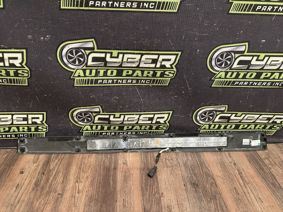 2021 AUDI R8 INTERIOR CARBON FIBER LEFT RIGHT KICK SCUFF PLATES OEM *READ*