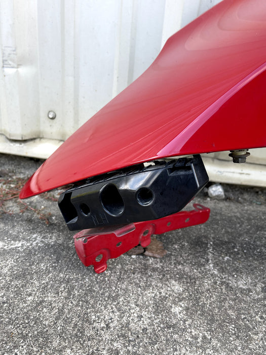 2017 NISSAN 370 NISMO FRONT DRIVER LEFT RED FENDER OEM (A54) *PAINT CHIPS* -READ