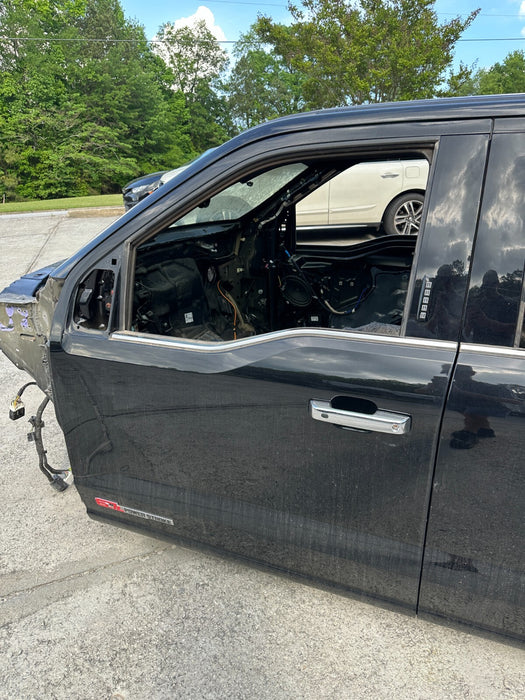 2023 2024 FORD F250 F350 F450 FRONT LEFT AGATE BLACK DOOR SHELL ASSEMBLY OEM