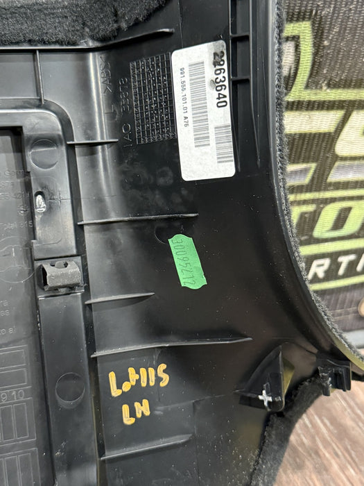 2014 PORSCHE 911 TURBO S 991 LEFT COWL KICK PANEL COVER TRIM OEM 99155510102