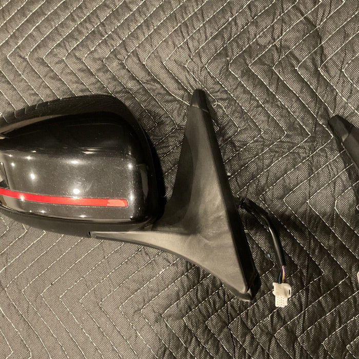 2017 NISSAN 370Z NISMO DOOR MIRROR PAIR LEFT RIGHT OEM 2009-2020 ~DAMAGE~