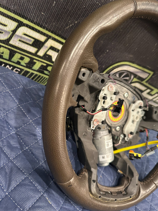 2018 FORD F250 KING RANCH STEERING WHEEL ASSEMBLY OEM ~ADAPTIVE FAULT~ 2017 2018