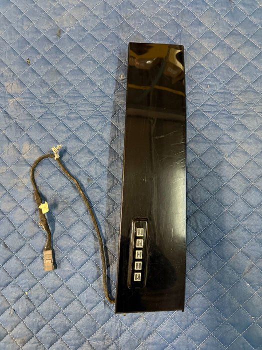 2017-2019 FORD F250 F350 FRONT DRIVER LEFT GLOSS BLACK DOOR B PILLAR TRIM OEM