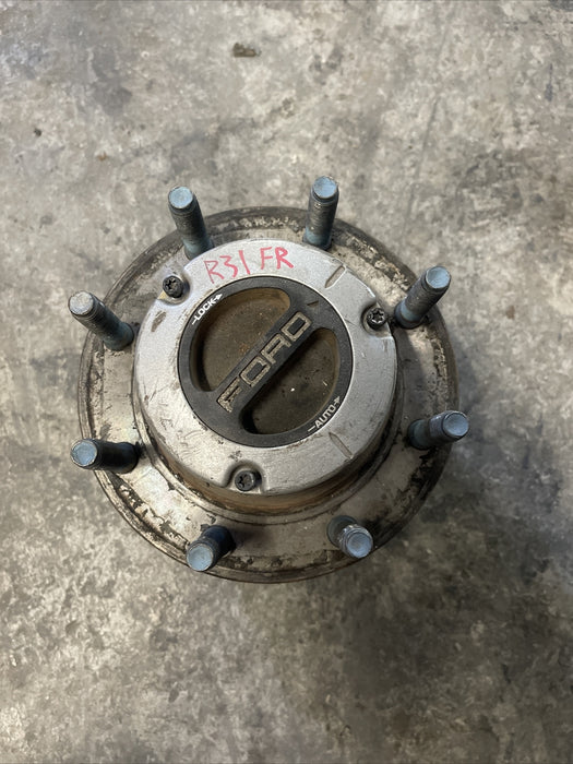 2018 FORD F250 F350 FRONT PASSENGER RIGHT AUTO LOCK WHEEL HUB ASSEMBLY OEM