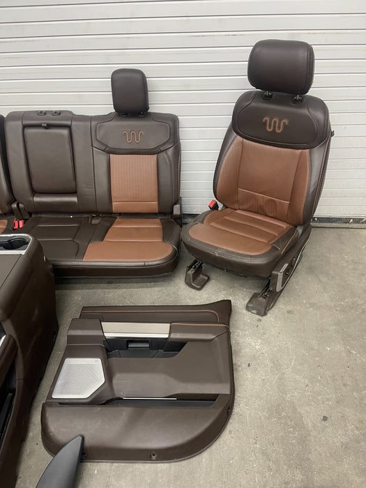 2023 2024 2025 FORD F250 F350 F450 KING RANCH INTERIOR SEATS CONSOLE DASHBOARD