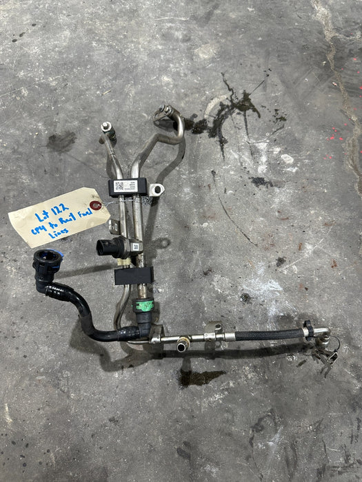 2017-2019 FORD F350 F450 CP4 TO RAIL FUEL LINES OEM