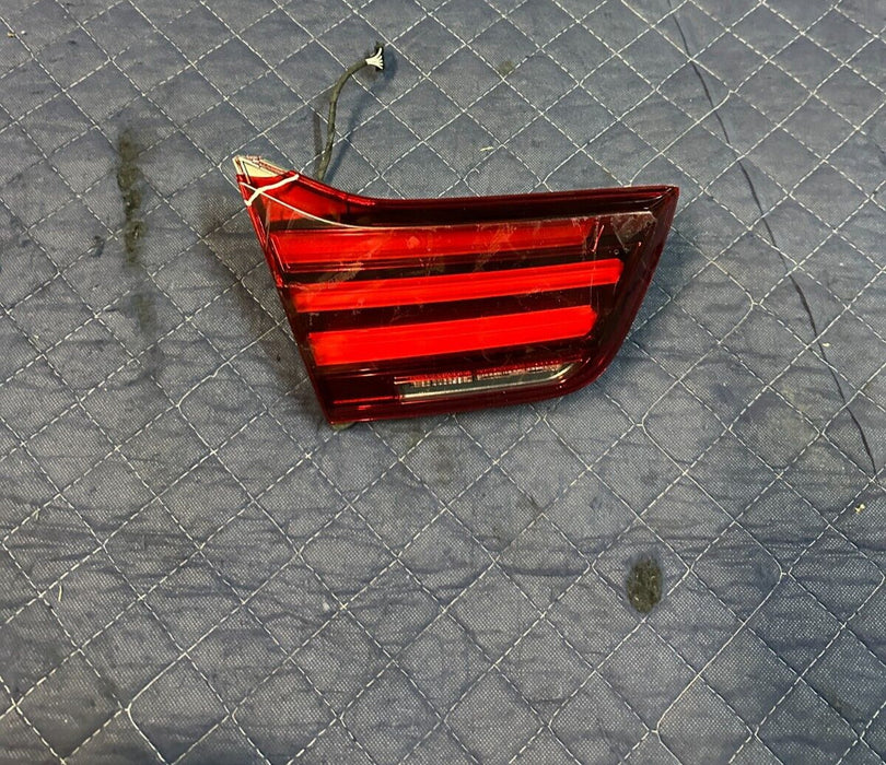 2015-2020 BMW M4 F82 COUPE LEFT INNER TRUNK TAIL LIGHT 63219491590 ~LENS CHIPPED