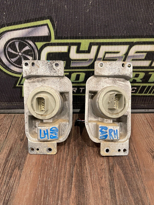 2017-2019 FORD F250 F350 F450 LEFT RIGHT TAILIGHT BLIND SPOT BRACKETS ONLY OEM